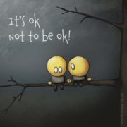 Illustration von crea-re, it's ok to be not ok!