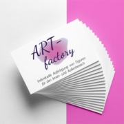 Visitenkarten Daniela Neuhauser, Art-factory
