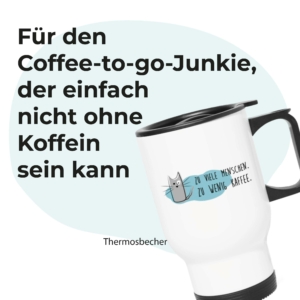Coffee-to-go-Becher Koffeinjunkie